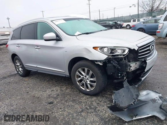 2015 Infiniti QX60 with VIN 5N1AL0MM4FC554511, listed as a IAAI auction lot 41065737 with 205,077 mi miles and . Bid and sale history available at DreamBid. Image 1.