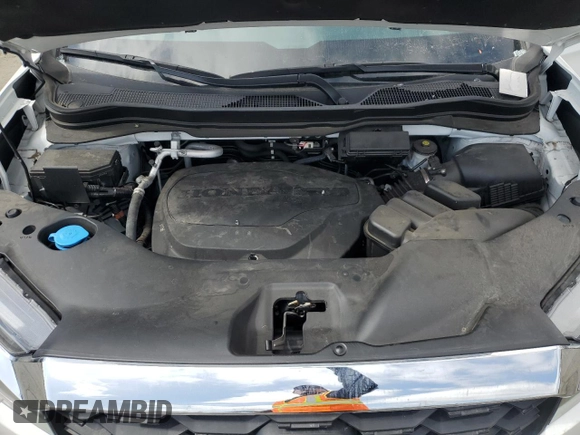 2022 Honda Passport EX-L with VIN 5FNYF7H57NB005568, listed as a Copart auction lot 54406795 with 25,681 mi miles and Salvage title. Bid and sale history available at DreamBid. Image 12.