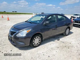 2015 Nissan Versa SV with VIN 3N1CN7AP5FL801069, listed as a Copart auction lot 58719505 with 125,754 mi miles and Salvage title. Bid and sale history available at DreamBid. Image 1.