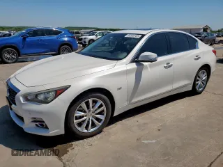 2017 Infiniti Q50 Premium z VIN JN1EV7AP4HM730755, wystawiony jako Copart lot #52330185 z przebiegiem 93 292 mil mil oraz Czysty tytuł • Clean title. Historia ofert i sprzedaży dostępna na DreamBid. Obrazek 1.