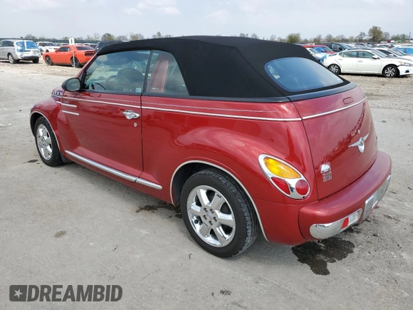 2006 Chrysler PT Cruiser Touring with VIN 3C3EY55E25T297335, listed as a Copart auction lot 52758605 with 75,295 mi miles and Salvage Title. Bid and sale history available at DreamBid. Image 2.