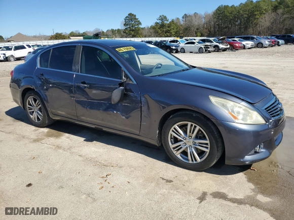 2011 Infiniti G37 Sedan Journey with VIN JN1CV6AP2BM502715, listed as a Copart auction lot 46611015 with 218,649 mi miles and Salvage Title. Bid and sale history available at carsss.com. Image 4.