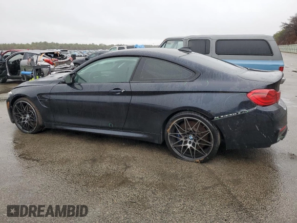 2018 BMW M4 z VIN WBS4Y9C54JAC87520, wystawiony jako Copart lot #81470374 z przebiegiem 58 946 mil mil oraz Szkoda całkowita • Salvage title. Historia ofert i sprzedaży dostępna na DreamBid. Obrazek 2.