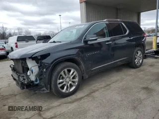 2018 Chevrolet Traverse High Country z VIN 1GNEVKKW2JJ182193, wystawiony jako Copart lot #52965205 z przebiegiem 135 090 mil mil oraz Szkoda całkowita • Salvage title. Historia ofert i sprzedaży dostępna na DreamBid. Obrazek 1.