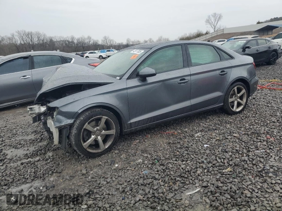 2015 Audi A3 1.8T Premium with VIN WAUACGFFXF1001933, listed as a Copart auction lot 42617005 with 0 mi miles and Salvage Title. Bid and sale history available at carsss.com. Image 1.