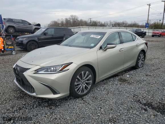 2021 Lexus ES with VIN 58AD11D11MU003340, listed as a Copart auction lot 51623065 with 35,954 mi miles and Salvage Title. Bid and sale history available at carsss.com. Image 1.
