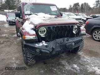 2021 Jeep Gladiator Willys with VIN 1C6HJTAG6ML571081, listed as a IAAI auction lot 41368902 with 45,077 mi miles and . Bid and sale history available at DreamBid. Image 6.