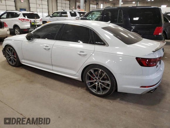 2018 Audi S4 Premium Plus with VIN WAUB4AF45JA133410, listed as a Copart auction lot 44200074 with 74,421 mi miles. Bid and sale history available at carsss.com. Image 2.