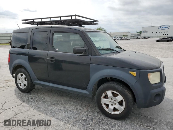 2005 Honda Element EX with VIN 5J6YH28635L027936, listed as a Copart auction lot 53956155 with 239,103 mi miles and Clean Title. Bid and sale history available at DreamBid. Image 4.