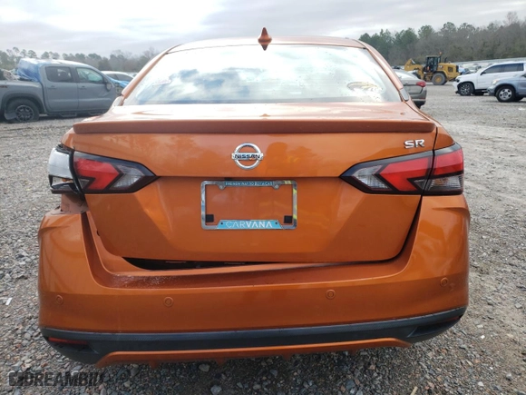 2020 Nissan Versa SR with VIN 3N1CN8FV1LL875100, listed as a Copart auction lot 45849795 with 87,530 mi miles and Salvage Title. Bid and sale history available at carsss.com. Image 6.