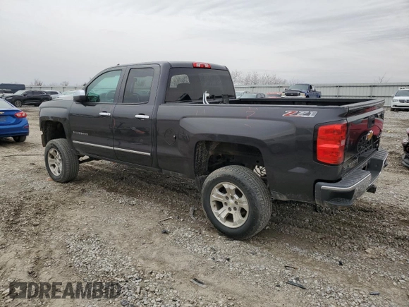 2014 Chevrolet Silverado 1500 LTZ with VIN 1GCVKSEC8EZ210170, listed as a Copart auction lot 48259835 with 134,905 mi miles and Salvage Title. Bid and sale history available at DreamBid. Image 2.