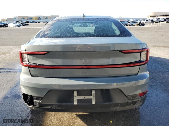 2023 Polestar 2 with VIN YSMED3KA4PL145296, listed as a Copart auction lot 49536455 with 44,705 mi miles and Salvage Title. Bid and sale history available at carsss.com. Image 6.
