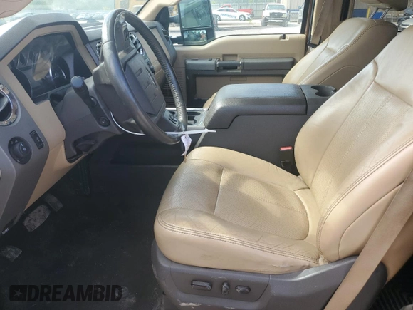 2011 Ford F-250 XL with VIN 1FT7W2BT3BED00895, listed as a Copart auction lot 57273424 with 180,181 mi miles and Salvage title. Bid and sale history available at DreamBid. Image 7.