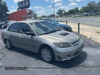 2004 Honda Civic LX z VIN 2HGES15504H572036, wystawiony jako Copart lot #57294705 z przebiegiem 387 230 mil mil oraz Czysty tytuł • Clean title. Historia ofert i sprzedaży dostępna na DreamBid. Obrazek 1.