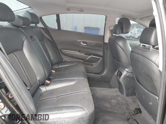 2015 Kia K900 Premium with VIN KNALU4D45F6026246, listed as a Copart auction lot 86622434 with 102,508 mi miles and Salvage title. Bid and sale history available at DreamBid. Image 10.