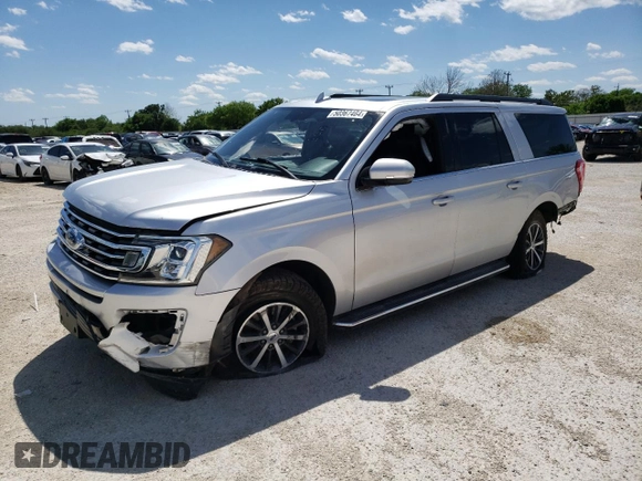 2018 Ford Expedition Max XLT z VIN 1FMJK1JT6JEA35154, wystawiony jako Copart lot #59544944 z przebiegiem Nie podano mil oraz Szkoda całkowita • Salvage title. Historia ofert i sprzedaży dostępna na DreamBid. Obrazek 1.