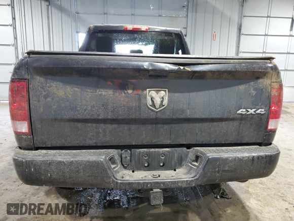 2018 Ram 1500 Express with VIN 1C6RR7FG1JS328048, listed as a Copart auction lot 88627385 with 62,639 mi miles and Salvage Title. Bid and sale history available at carsss.com. Image 6.