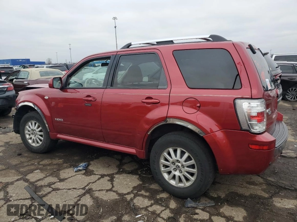 2008 Mercury Mariner Premier with VIN 4M2CU97188KJ18683, listed as a Copart auction lot 83856704 with 100,230 mi miles and Clean Title. Bid and sale history available at carsss.com. Image 2.