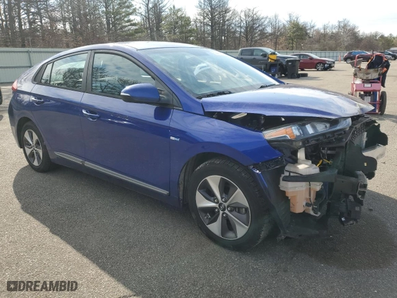 2019 Hyundai Ioniq Electric with VIN KMHC75LH5KU049242, listed as a Copart auction lot 52462605 with 54,638 mi miles and Salvage Title. Bid and sale history available at carsss.com. Image 4.