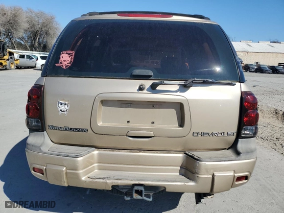 2004 Chevrolet TrailBlazer LT with VIN 1GNDS13S542191690, listed as a Copart auction lot 46453655 with 144,298 mi miles and Salvage Title. Bid and sale history available at carsss.com. Image 6.