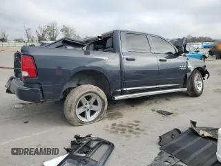 2018 Ram 1500 Express z VIN 1C6RR6KT9JS314881, wystawiony jako Copart lot #43798115 z przebiegiem Nie podano mil oraz Szkoda całkowita • Salvage title. Historia ofert i sprzedaży dostępna na DreamBid. Obrazek 3.