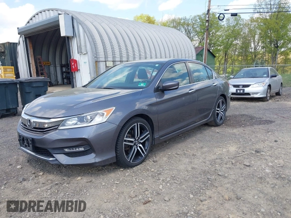 2016 Honda Accord Sport with VIN 1HGCR2F50GA192043, listed as a IAAI auction lot 42166241 with 141,973 mi miles and . Bid and sale history available at DreamBid. Image 17.