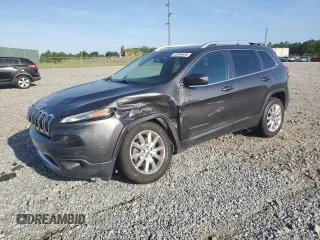 2017 Jeep Cherokee Limited with VIN 1C4PJLDB8HW522411, listed as a Copart auction lot 55209455 with 216,690 mi miles and Salvage title. Bid and sale history available at DreamBid. Image 1.