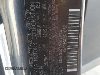2015 Kia Cadenza Premium with VIN KNALN4D72F5171144, listed as a Copart auction lot 48085805 with 129,287 mi miles and Salvage Title. Bid and sale history available at carsss.com. Image 15.