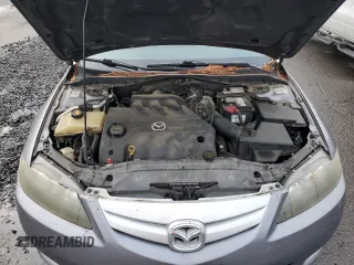 2007 Mazda 6 S Sport VE with VIN 1YVHP80D575M13667, listed as a Copart auction lot 80894484 with 188,180 mi miles and Salvage Title. Bid and sale history available at DreamBid. Image 11.