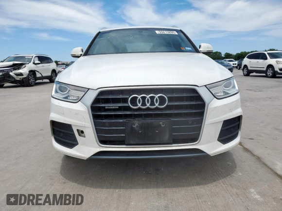 2016 Audi Q3 Premium Plus with VIN WA1EFCFS6GR005296, listed as a Copart auction lot 55215265 with 104,899 mi miles and Salvage title. Bid and sale history available at DreamBid. Image 5.
