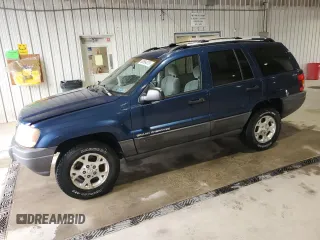 2001 Jeep Grand Cherokee Laredo z VIN 1J4GW48N51C660033, wystawiony jako Copart lot #60664075 z przebiegiem 159 270 mil mil oraz Szkoda całkowita • Salvage title. Historia ofert i sprzedaży dostępna na DreamBid. Obrazek 1.