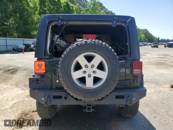 2011 Jeep Wrangler Unlimited Rubicon with VIN 1J4BA6H17BL571194, listed as a Copart auction lot 55430315 with Not provided miles and Salvage title. Bid and sale history available at DreamBid. Image 6.