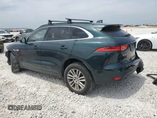 2018 Jaguar F-Pace 25t Prestige with VIN SADCK2FX6JA279736, listed as a Copart auction lot 53199595 with 62,176 mi miles and Salvage title. Bid and sale history available at DreamBid. Image 2.
