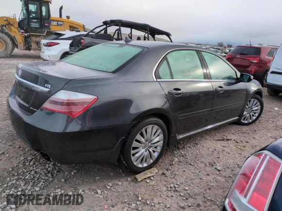 2011 Acura RL Technology with VIN JH4KB2F61BC000812, listed as a Copart auction lot 51350155 with 159,498 mi miles and Salvage Title. Bid and sale history available at DreamBid. Image 3.