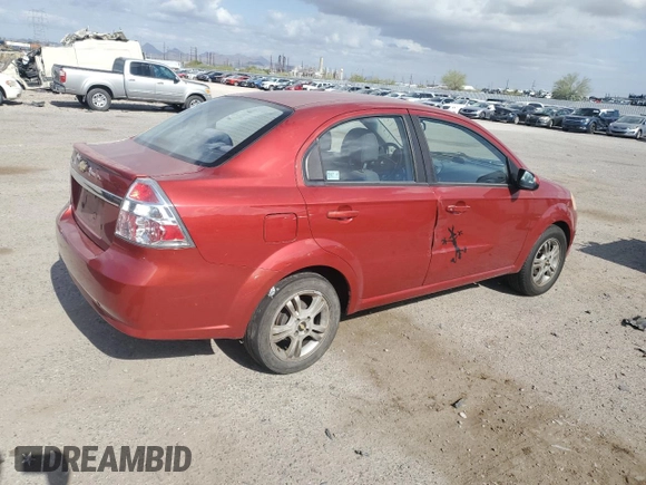 2010 Chevrolet Aveo 1LT with VIN KL1TD5DE2AB072903, listed as a Copart auction lot 55847315 with 122,618 mi miles and Clean Title. Bid and sale history available at DreamBid. Image 3.
