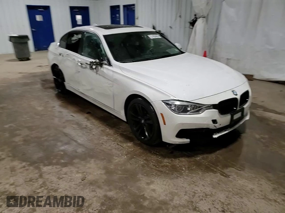 2017 BMW 3 Series 330i xDrive with VIN WBA8D9G33HNU63919, listed as a Copart auction lot 51428495 with 83,417 mi miles and Salvage Title. Bid and sale history available at carsss.com. Image 13.