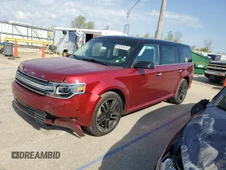 2013 Ford Flex Limited z VIN 2FMHK6DT6DBD39057, wystawiony jako Copart lot #54241075 z przebiegiem 115 106 mil mil oraz Szkoda całkowita • Salvage title. Historia ofert i sprzedaży dostępna na DreamBid. Obrazek 1.