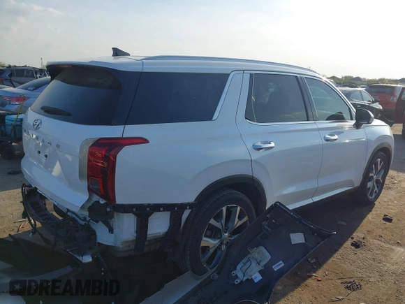 2020 Hyundai Palisade SEL z VIN KM8R44HE2LU168797, wystawiony jako IAAI lot #41871394 z przebiegiem 69 819 mil mil oraz . Historia ofert i sprzedaży dostępna na DreamBid. Obrazek 4.