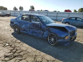 2001 BMW 5 Series 525iA with VIN WBADT43411GF55207, listed as a Copart auction lot 72247264 with 129,965 mi miles and Salvage Title. Bid and sale history available at carsss.com. Image 4.