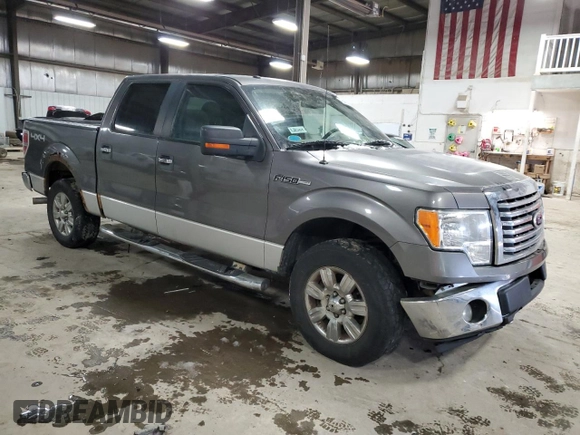 2010 Ford F-150 XL with VIN 1FTFW1EV8AFA98020, listed as a Copart auction lot 46349145 with 197,102 mi miles and Salvage Title. Bid and sale history available at carsss.com. Image 4.