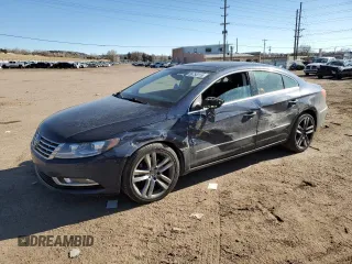 2013 Volkswagen CC Lux with VIN WVWRP7AN6DE513686, listed as a Copart auction lot 88758115 with 63,619 mi miles and Salvage Title. Bid and sale history available at carsss.com. Image 1.