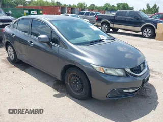 2013 Honda Civic LX with VIN 2HGFB2F51DH301902, listed as a IAAI auction lot 42424202 with 165,463 mi miles and . Bid and sale history available at DreamBid. Image 1.