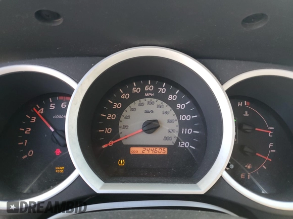 2007 Toyota Tacoma with VIN 5TENX22N77Z394807, listed as a Copart auction lot 55329595 with 244,605 mi miles and Salvage title. Bid and sale history available at DreamBid. Image 9.