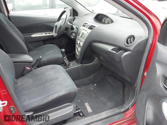 2008 Toyota Yaris with VIN JTDBT923981287730, listed as a IAAI auction lot 42141989 with 206,377 mi miles. Bid and sale history available at carsss.com. Image 5.