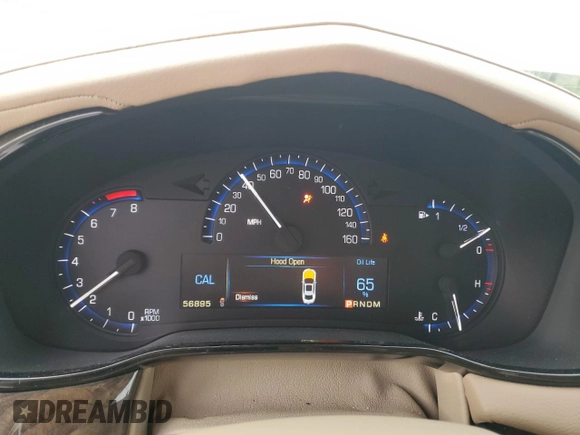 2015 Cadillac CTS Luxury RWD with VIN 1G6AR5SX1F0113369, listed as a Copart auction lot 68702294 with 56,895 mi miles and Salvage Title. Bid and sale history available at DreamBid. Image 9.