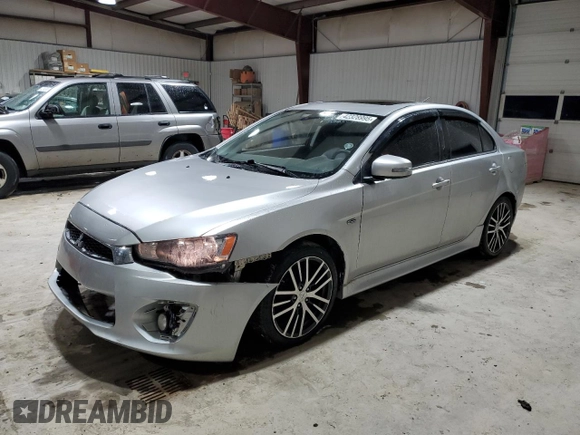 2017 Mitsubishi Lancer ES with VIN JA32V2FW8HU006553, listed as a Copart auction lot 42328995 with 129,160 mi miles and Salvage Title. Bid and sale history available at carsss.com. Image 1.