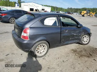 2007 Hyundai Accent GS with VIN KMHCM36CX7U045059, listed as a Copart auction lot 52089115 with 88,166 mi miles and Salvage title. Bid and sale history available at DreamBid. Image 3.