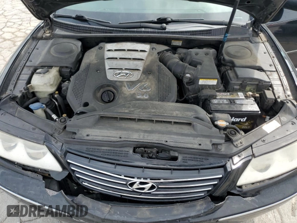2006 Hyundai Azera SE with VIN KMHFC46F06A131819, listed as a Copart auction lot 51696375 with 126,788 mi miles and Clean Title. Bid and sale history available at DreamBid. Image 13.