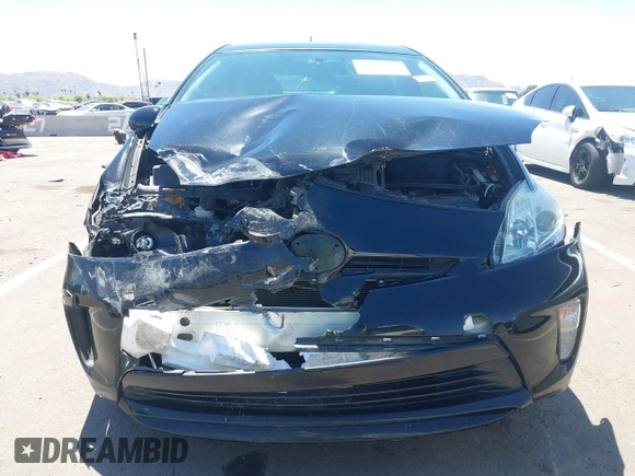 2014 Toyota Prius Four with VIN JTDKN3DUXE1736731, listed as a IAAI auction lot 42106536 with 73,621 mi miles. Bid and sale history available at carsss.com. Image 12.