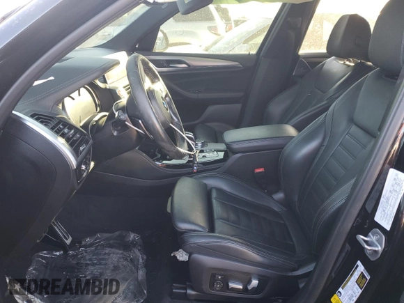 2020 BMW X3 M Competition with VIN 5YMTS0C06LLA57870, listed as a Copart auction lot 88990635 with Not Provided miles and Salvage Title. Bid and sale history available at carsss.com. Image 7.